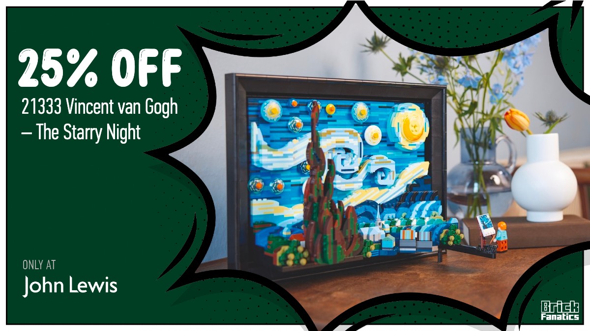 Save 25% on LEGO Ideas 21333 Vincent van Gogh – The Starry Night