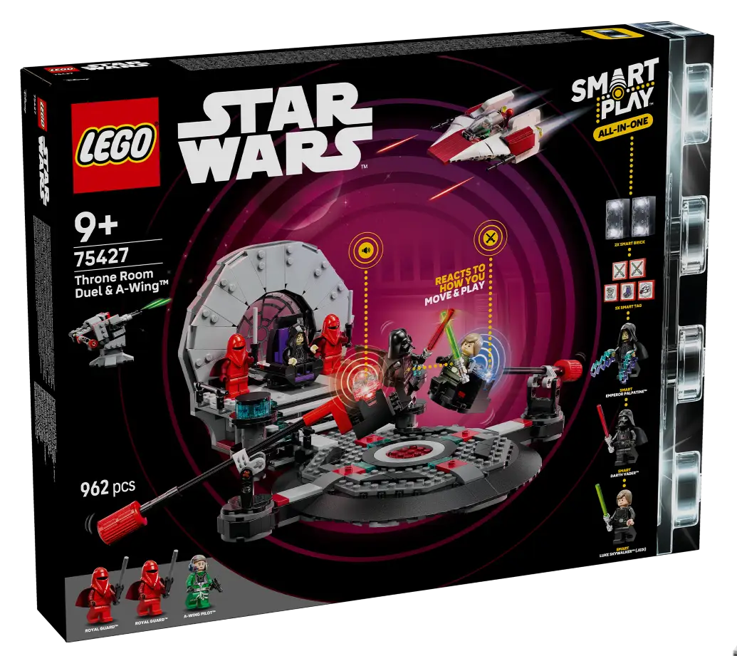 lego star wars 75427 throne room a wing smart play 12