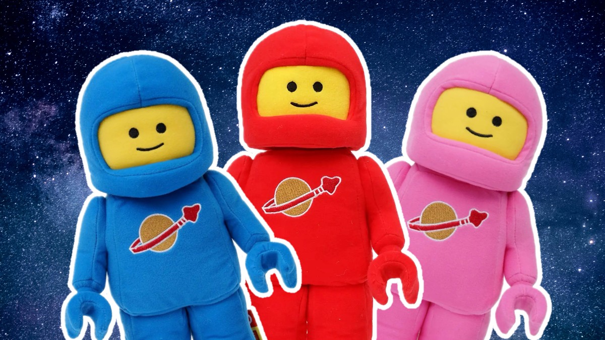 Three new LEGO Space Astronaut plushies available now