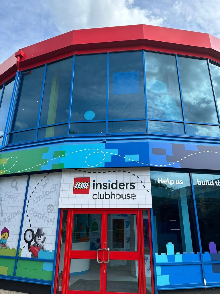 exterior of lego insiders clubhouse