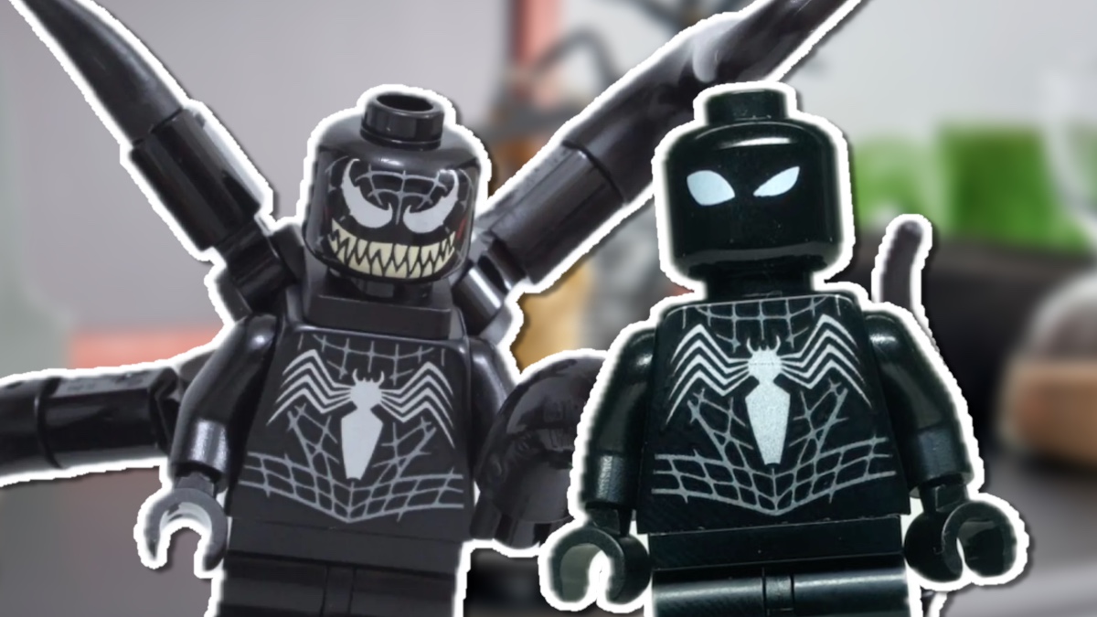 How to create LEGO Marvel Symbiote Spider-Man using the 2026 Venom minifigure