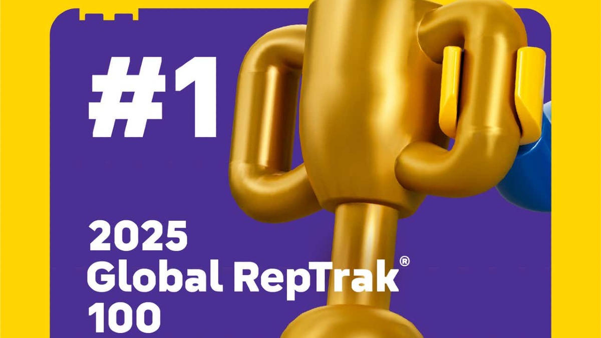 LEGO named the world's most reputable company for the third year running