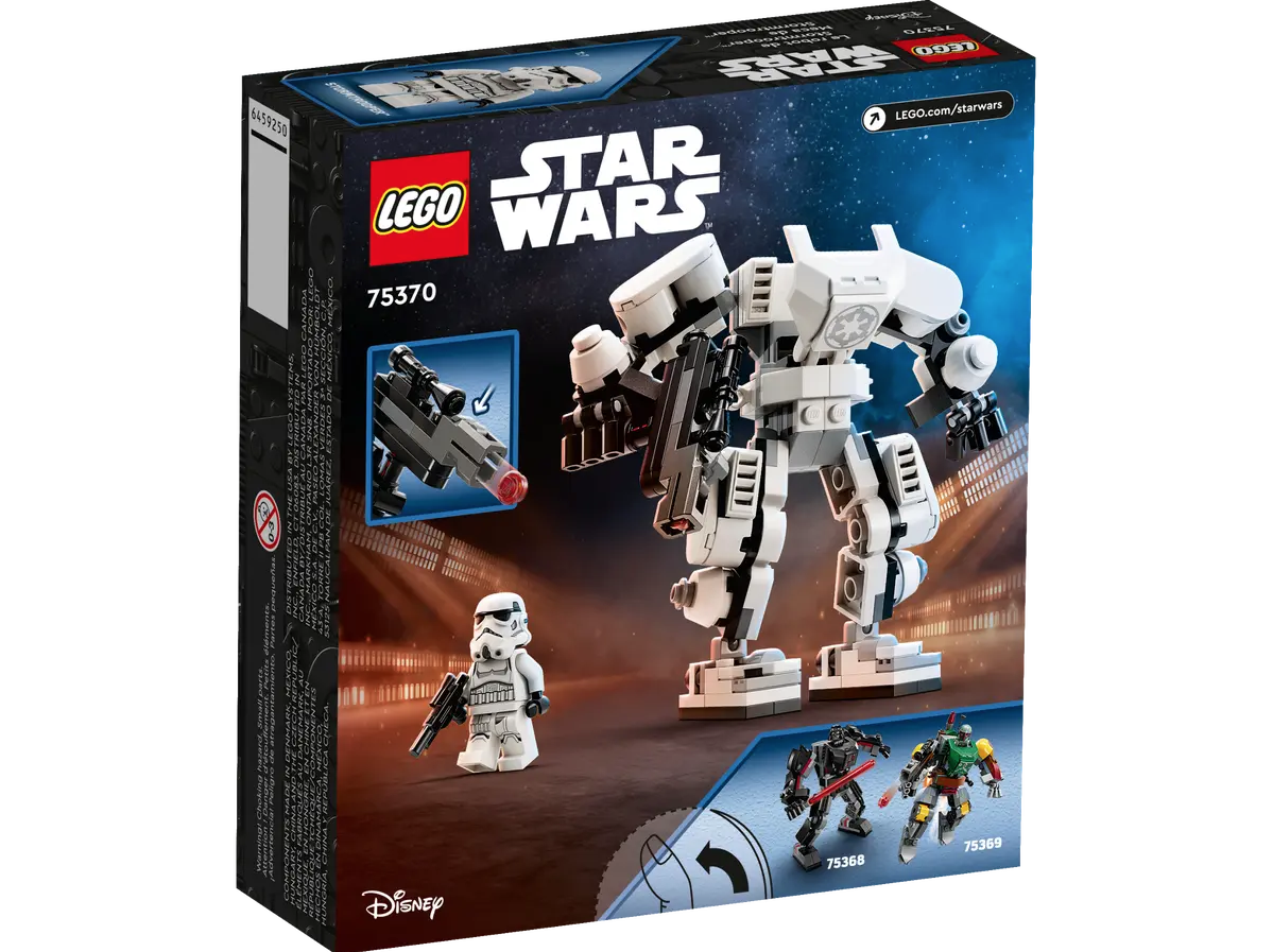 LEGO Star Wars 75370 Stormtrooper Mech box back