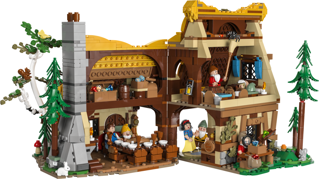 LEGO Disney 43242 Snow White and the Seven Dwarfs Cottage 5 1024x574