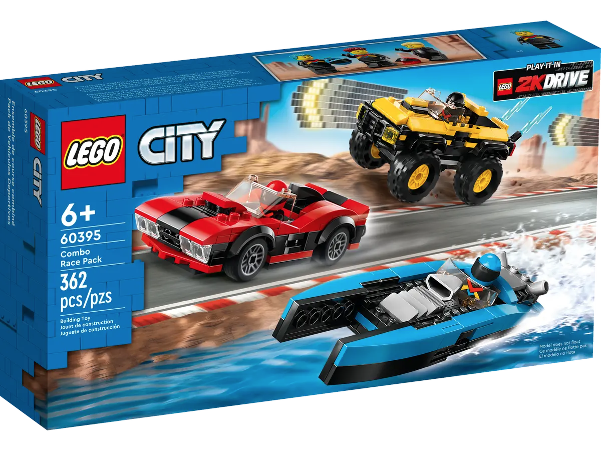 LEGO City 60395 Combo Race Pack box front