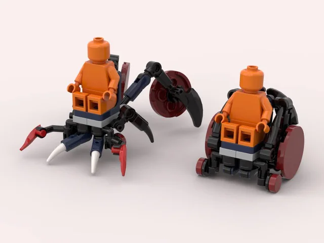 lego 71050 sun spider wheelchair CactusPatch057