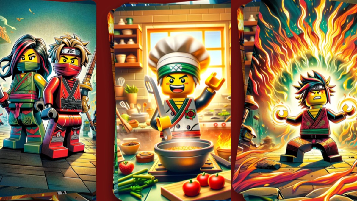 LEGO uses AI-generated images in LEGO NINJAGO quiz