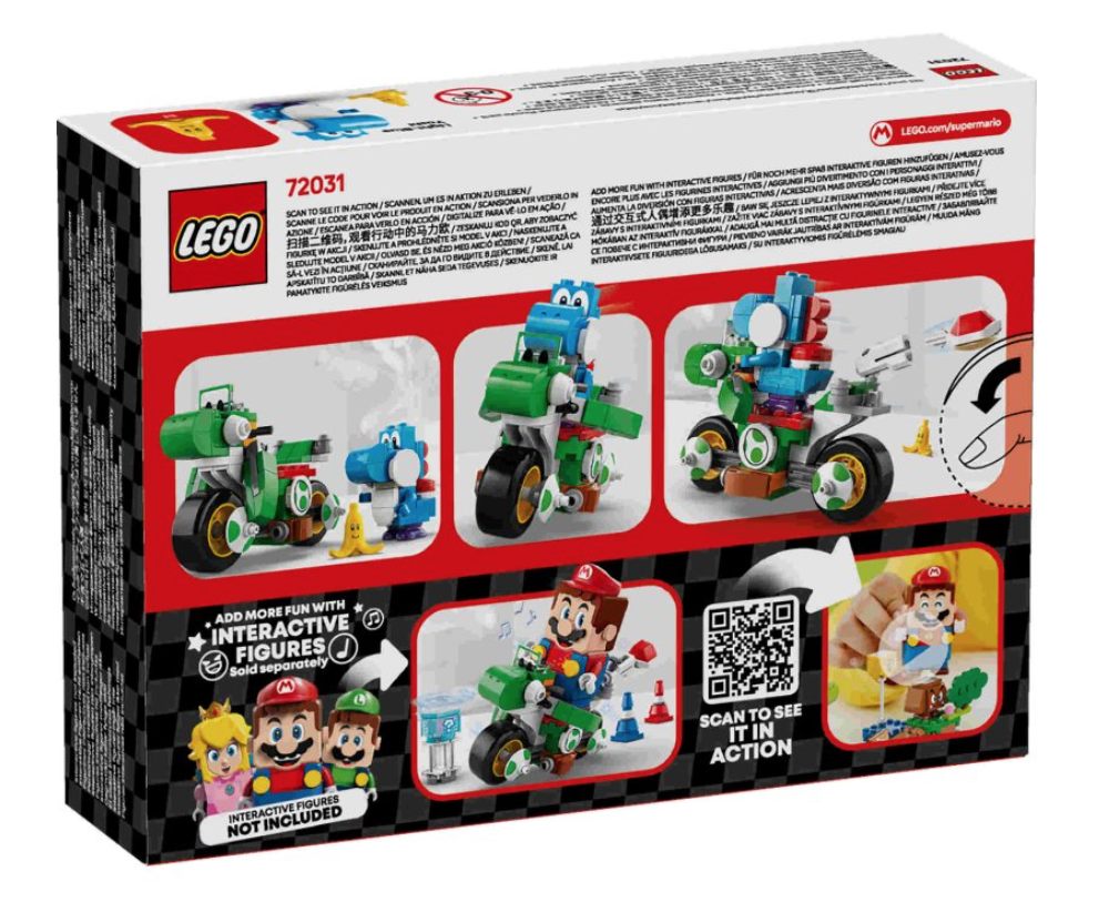 LEGO Mario Kart 72031 Yoshi Bike box back