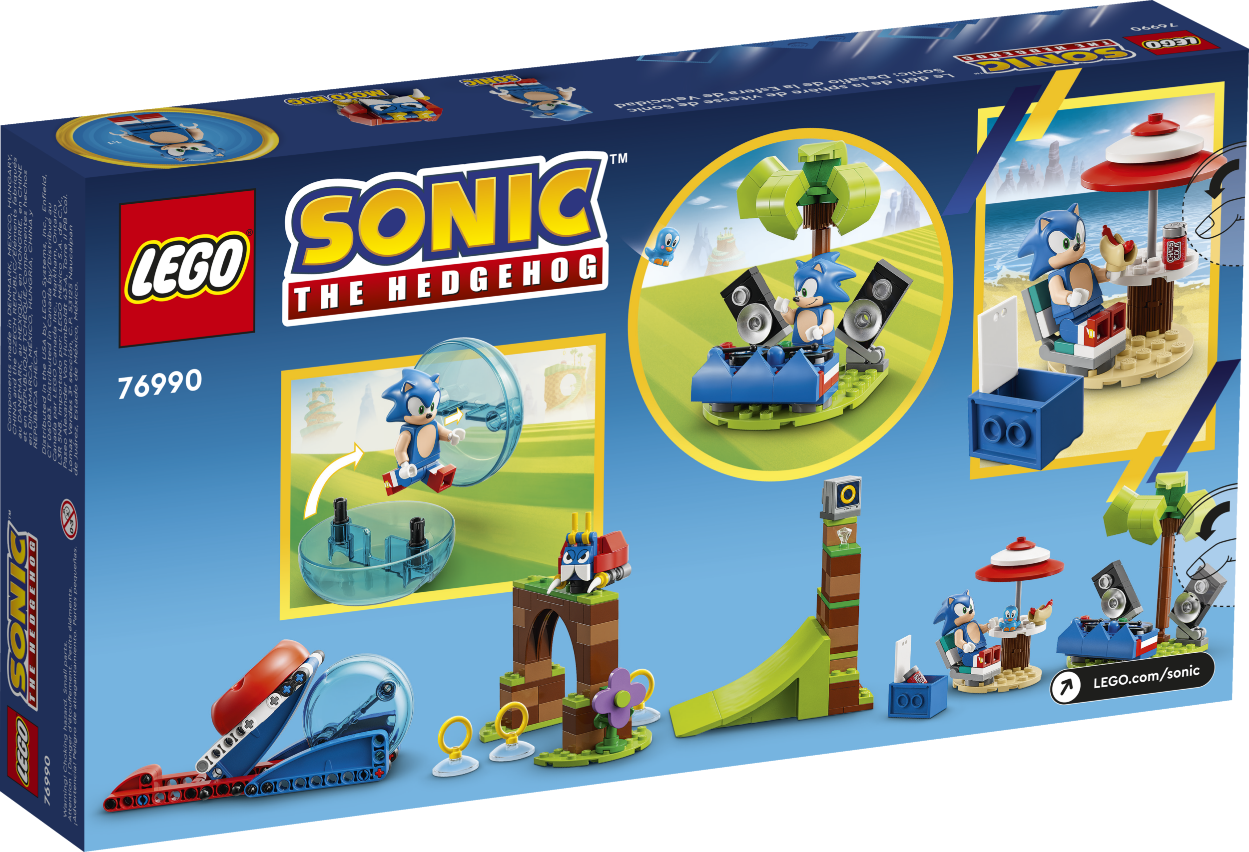 76990 Sonics Speed Sphere Challenge box back