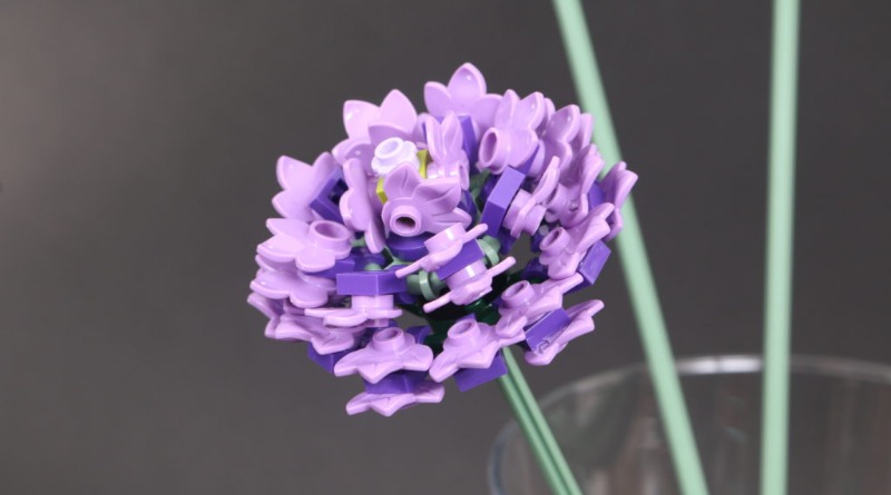 The designers of LEGO 10280 Flower Bouquet had special permission to recolour a Technic element