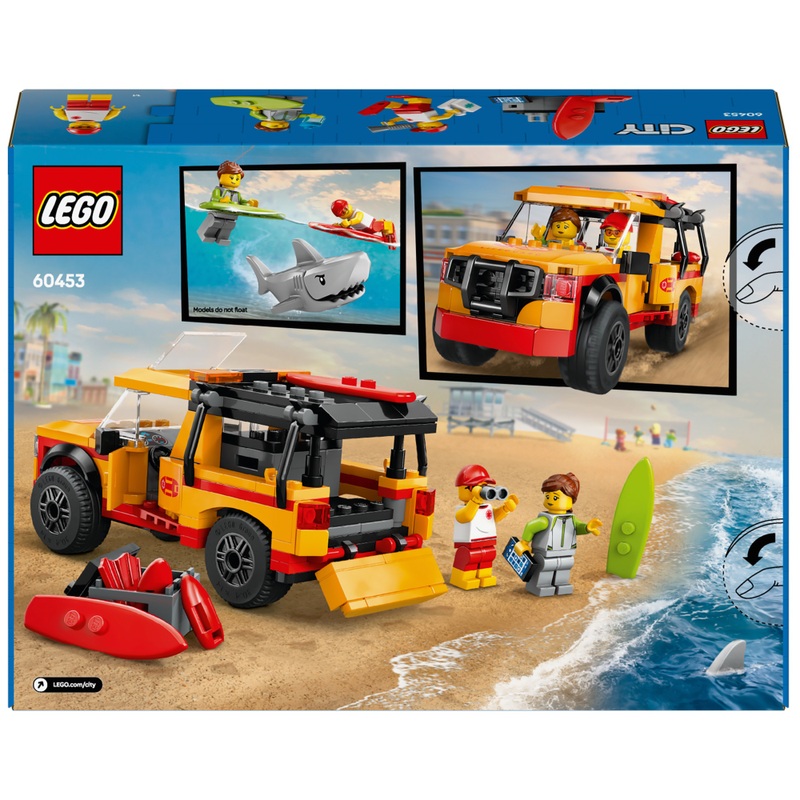 LEGO City 60453 Lifeguard Truck box back