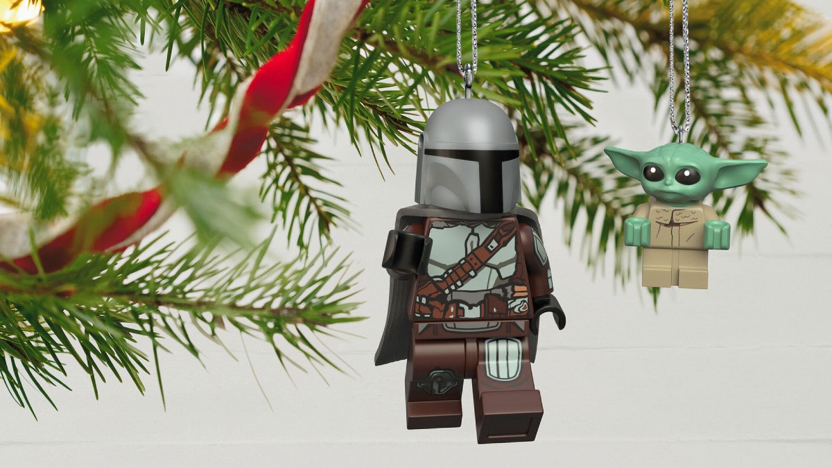 LEGO Hallmark ornaments for 2023 include The Mandalorian
