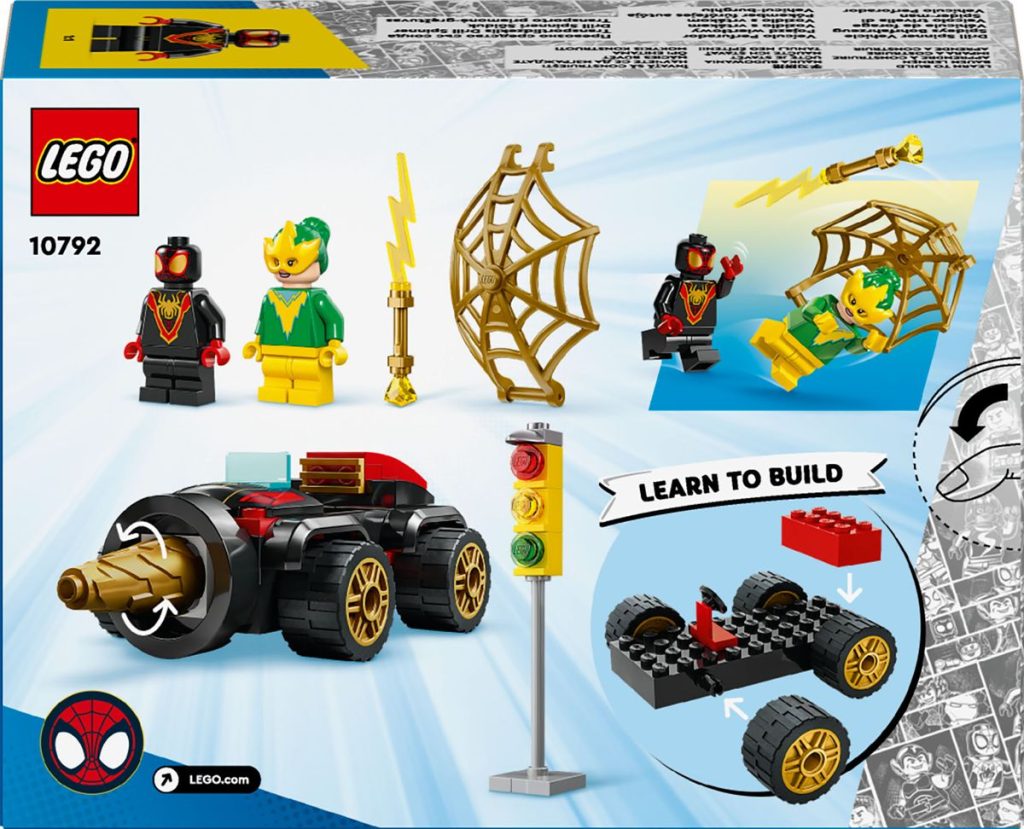 LEGO Spidey and His Amazing Friends 10792 Drill Spinner Vehicle 2 1024x829