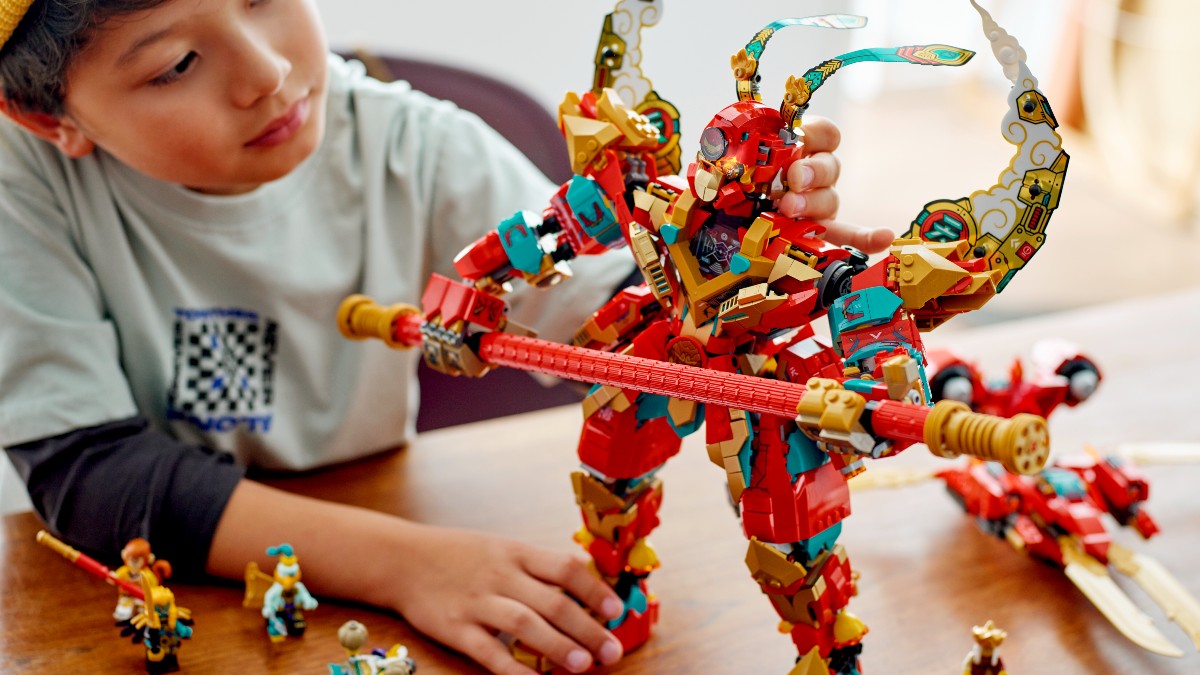 LEGO Monkie Kid is getting its own set of golden weapons in 2023
