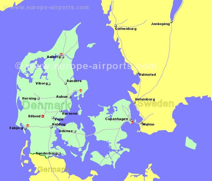 Europe Airports Denmark