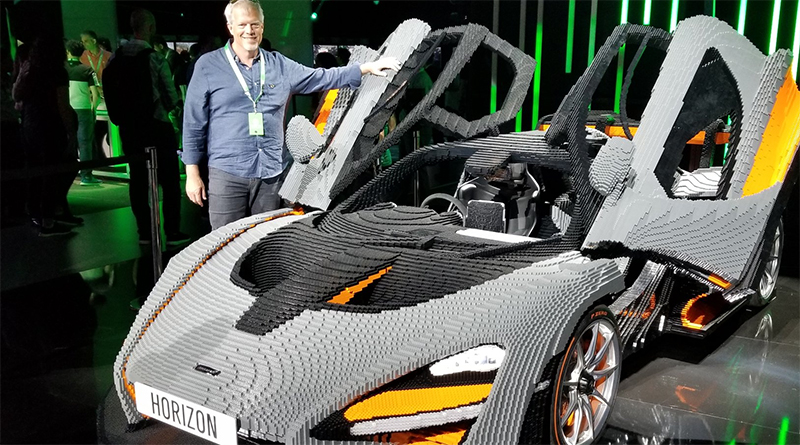 Full size LEGO McLaren Senna promotes Forza Horizon 4 at E3 2019