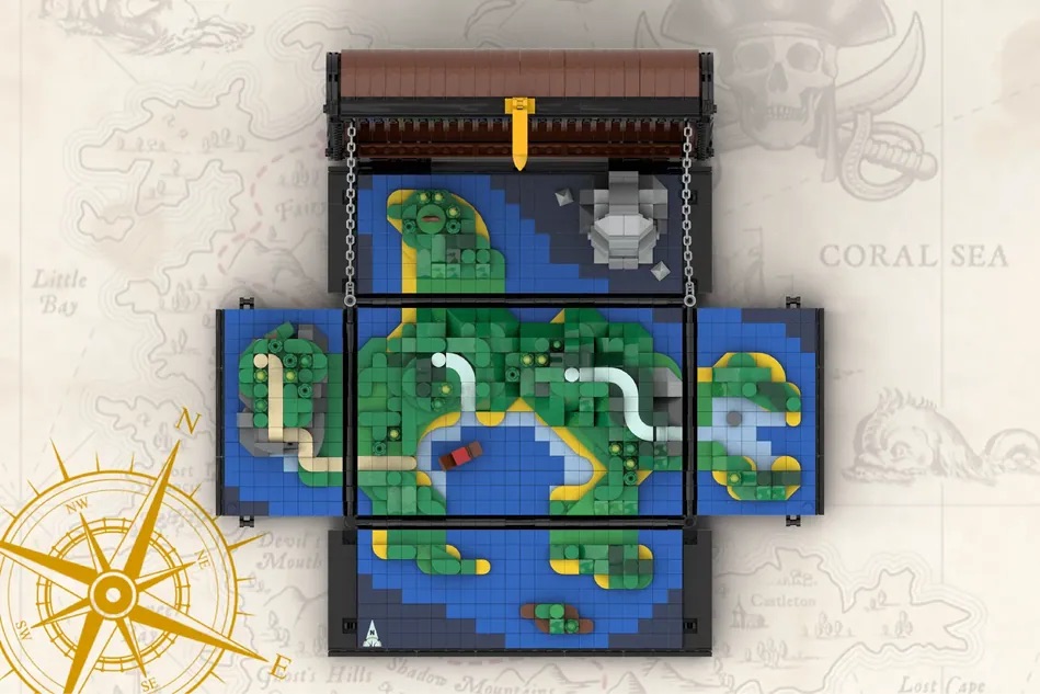 LEGO Ideas Pirate Treasure Chest 10