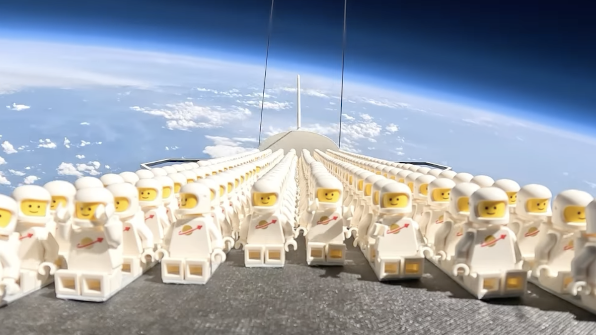 Win a LEGO astronaut that's actually been to space