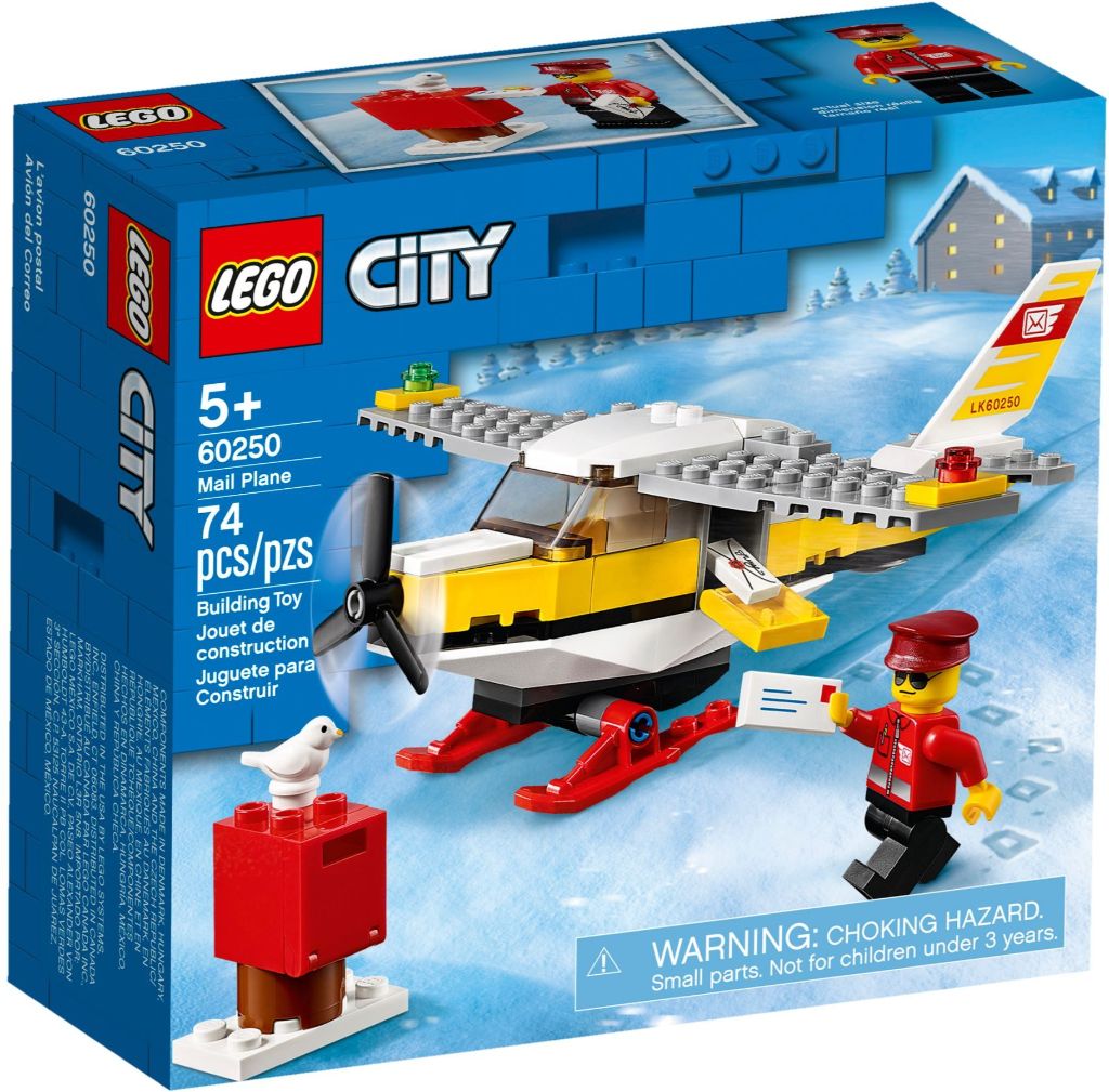 LEGO City 60250 Mail Plane 1