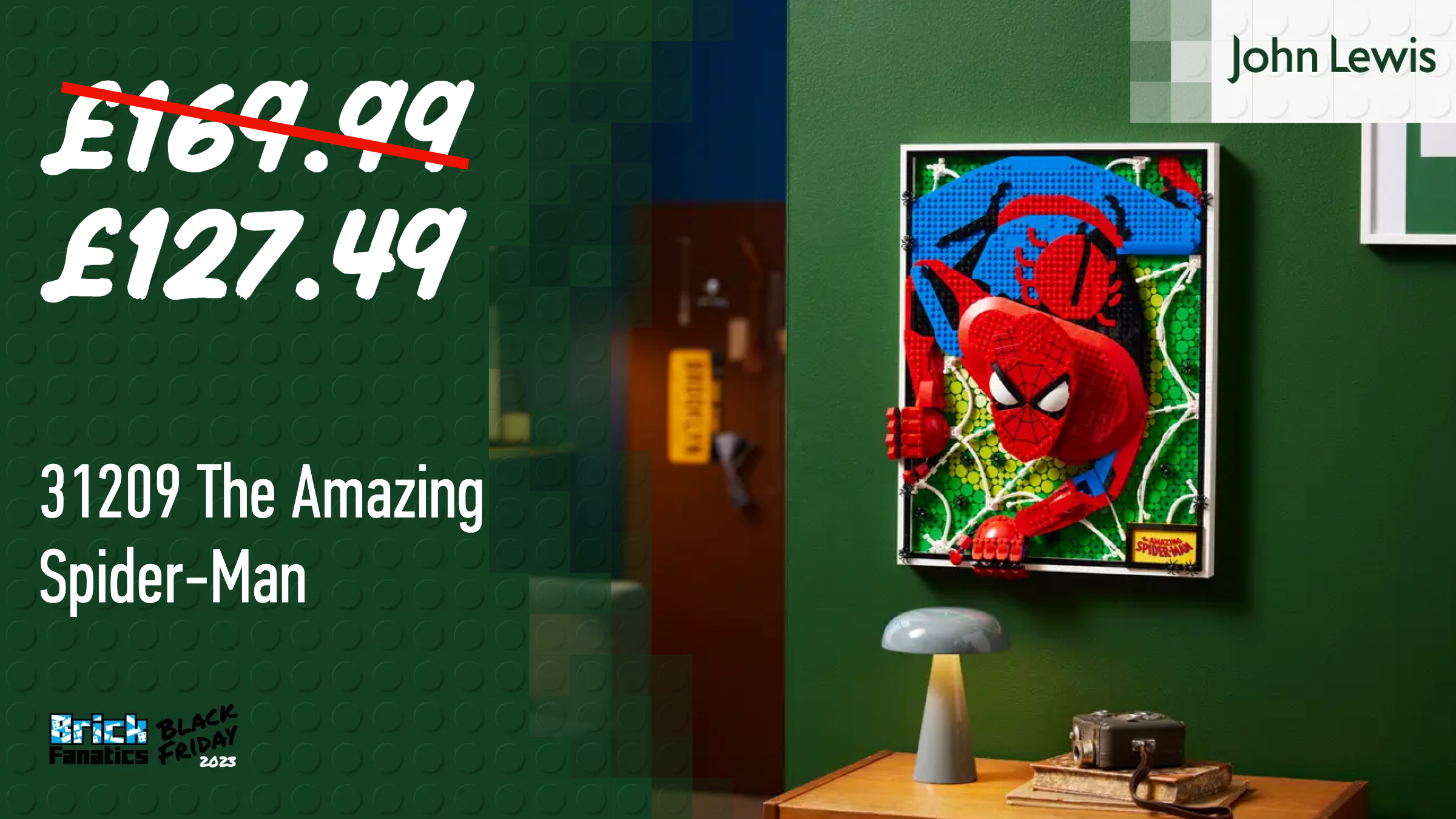 Black Friday: Score the best price yet on LEGO Art The Amazing Spider-Man