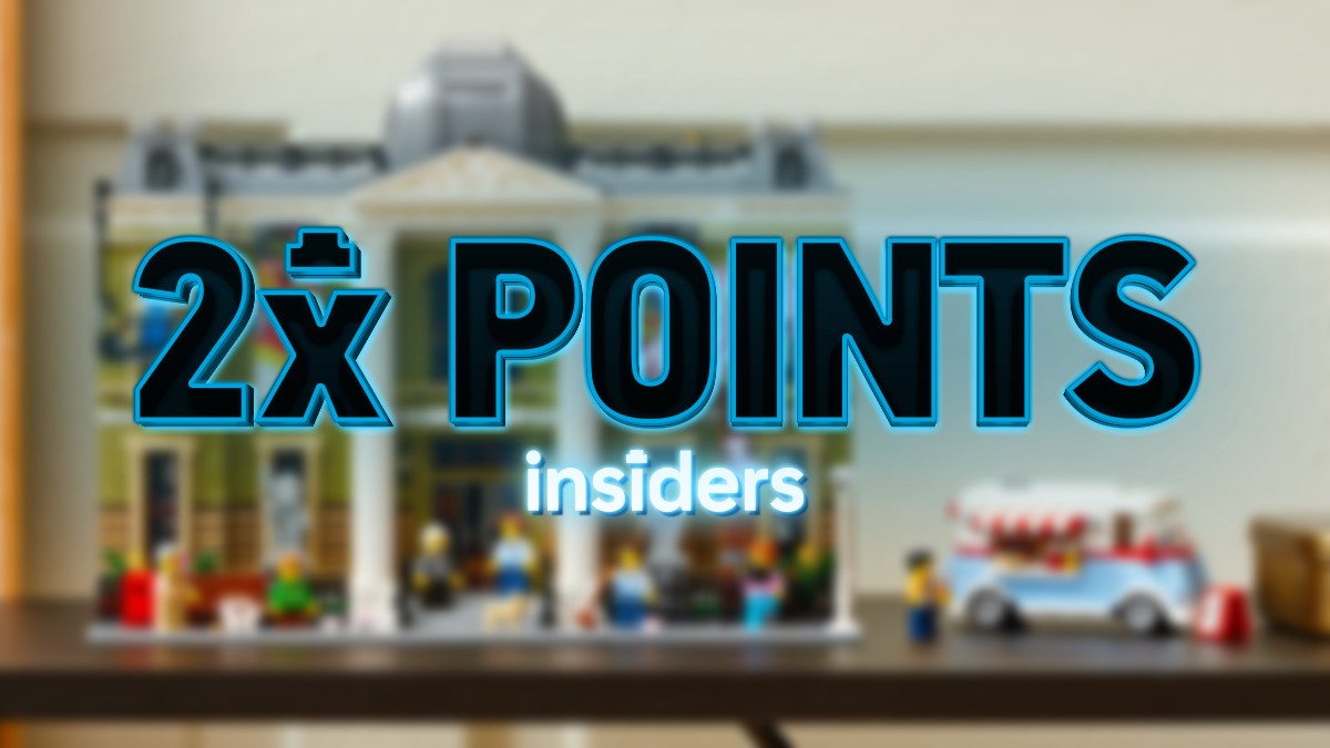 Earn double points on LEGO purchases in upcoming event