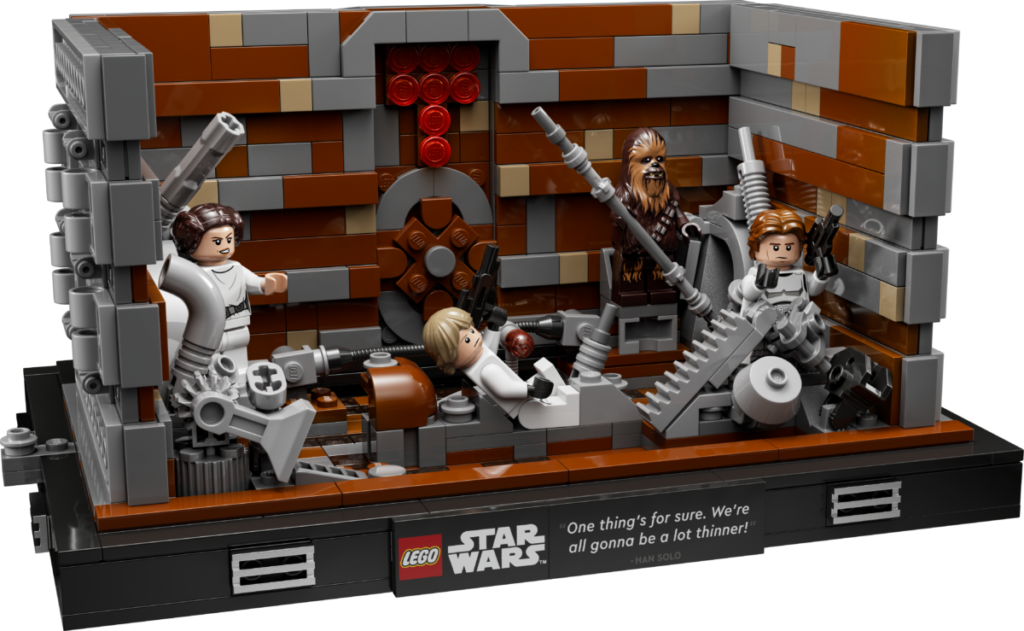 LEGO Star Wars 75339 Death Star Trash Compactor diorama set 08 1024x631