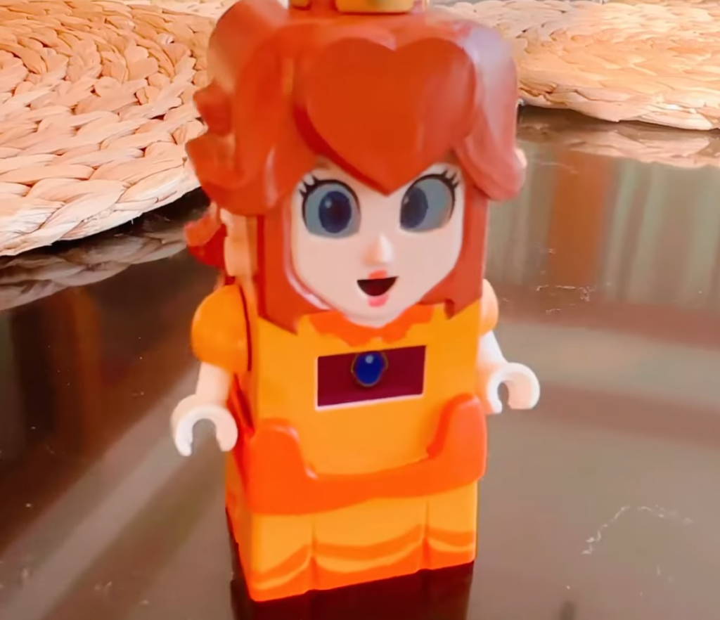 lego super mario daisy custom lego mario and luigi 1024x882