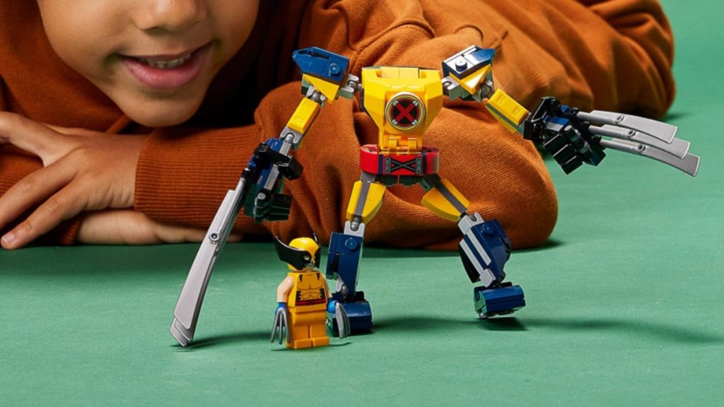 LEGO Marvel 76202 Wolverine Mech Armour lifestyle 1 featured 1024x576