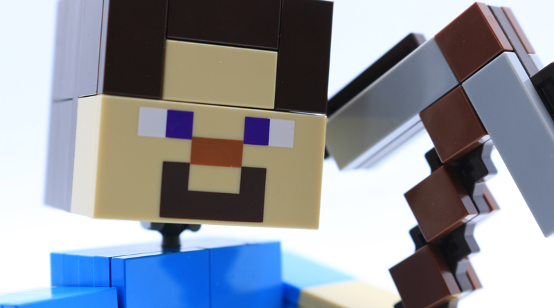 LEGO Minecraft 21148 Steve BigFig with Parrot review