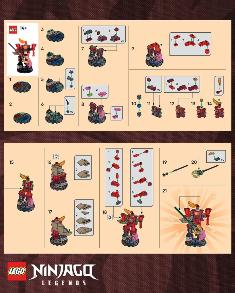 LEGO NINJAGO Brickworld Chicago make and take instructions 1 819x1024
