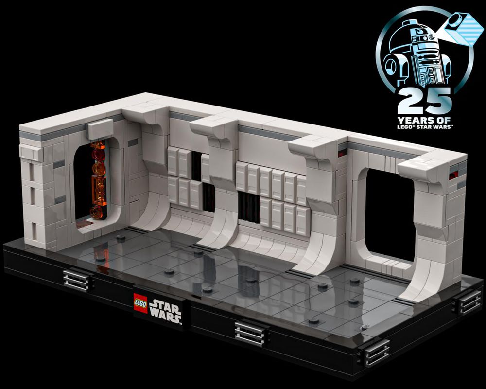 REBRICKABLE LEGO Star Wars 75387 Boarding the Tantive IV diorama 1