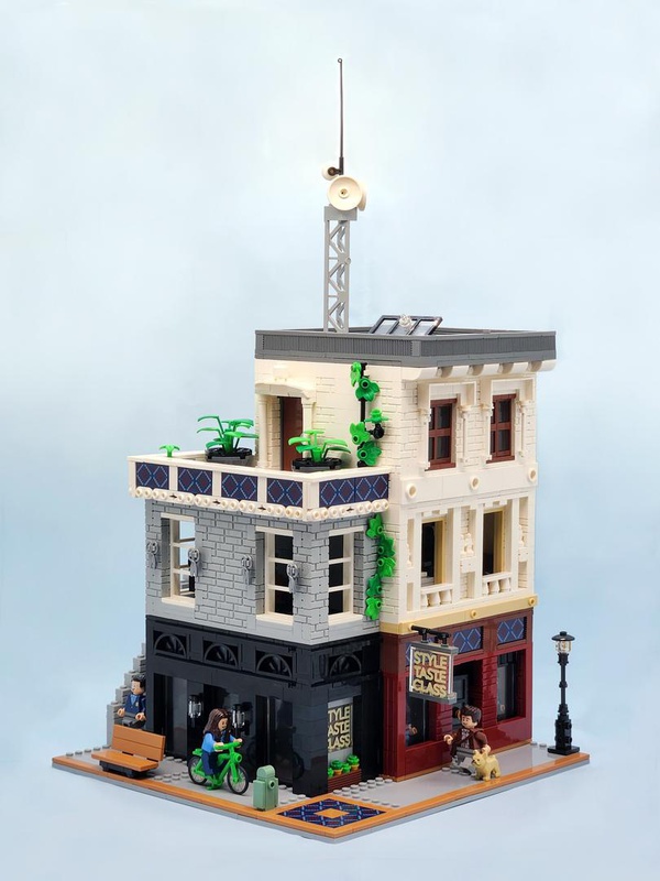 Rebrickable darkhorse00 LEGO Icons 10291 Queer Eye alt build