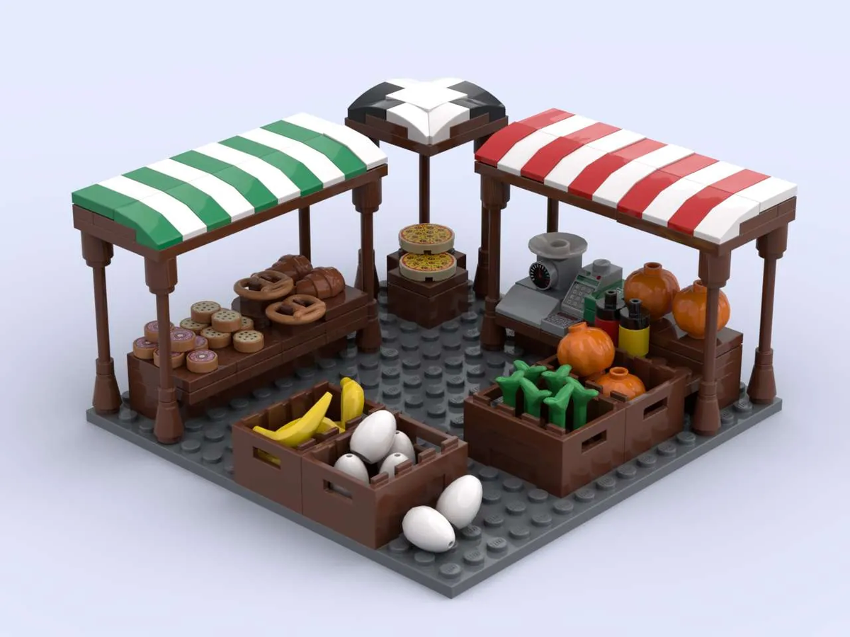 LEGO Ideas Test Lab Market Stall – Fit For Any City