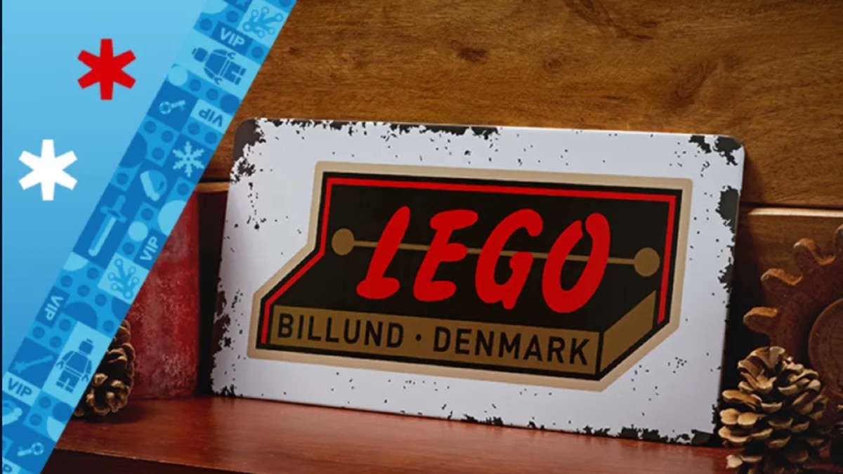 The LEGO retro tin sign is available for a bit longer