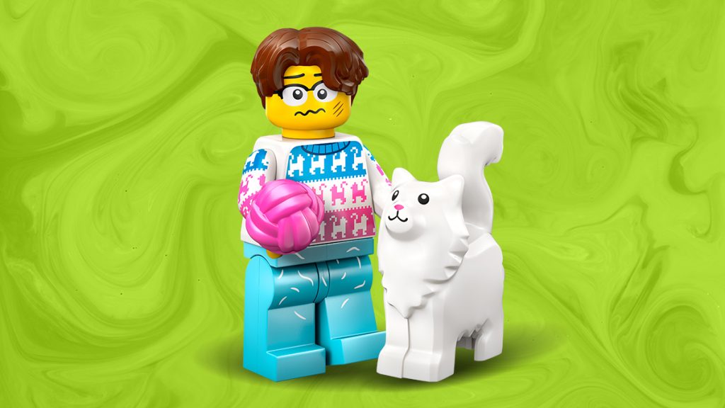 LEGO Minifigures Series 27 Crazy Cat Lover 1024x576