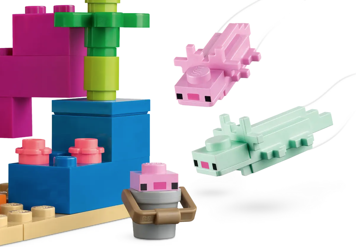 LEGO Minecraft 21247 The Axolotl House 3