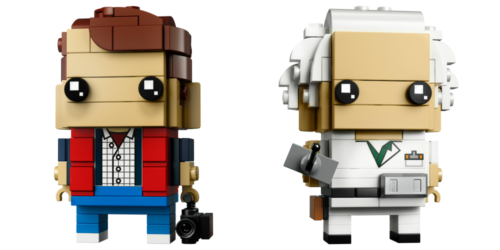 LEGO BrickHeadz 41611 Marty McFly and Doc Brown images