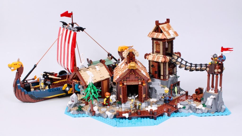 LEGO Ideas 21343 Viking Village 31132 Viking Ship and the Midgard Serpent featured 1024x576