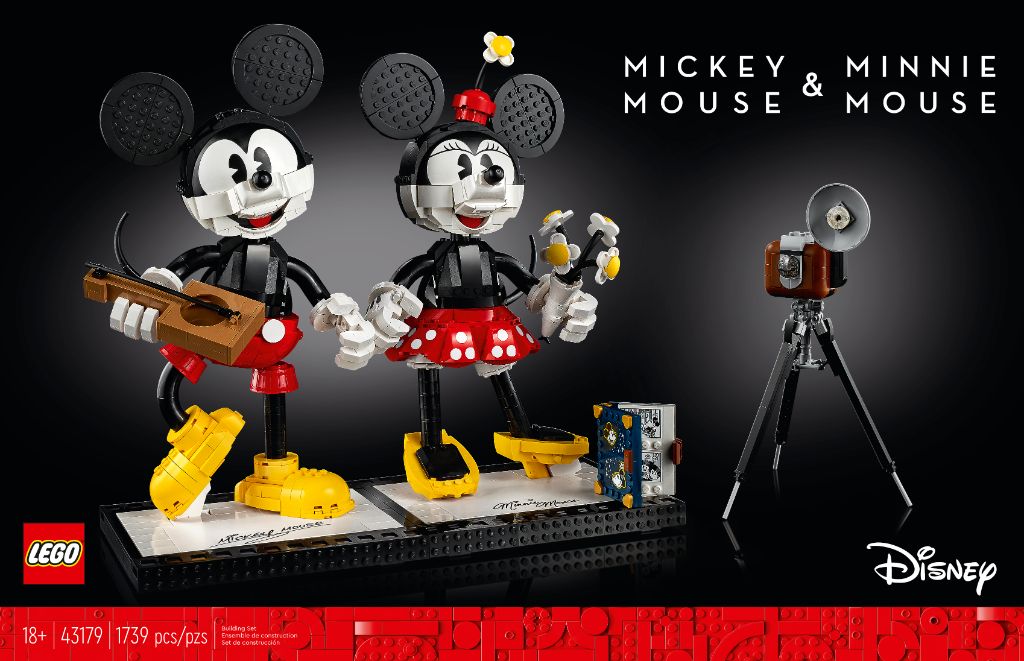 LEGO Disney 43179 Mickey Mouse and Minnie Mouse Buildable Characters 22