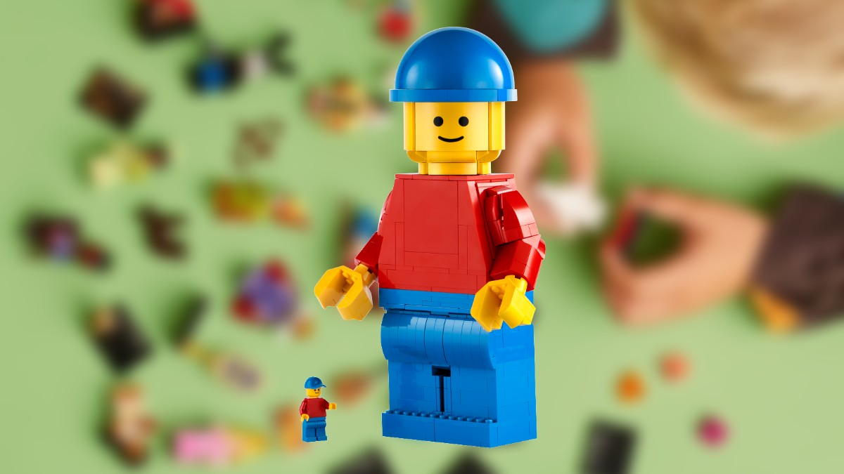 First look at rumoured 40649 Scaled-Up LEGO Minifigure