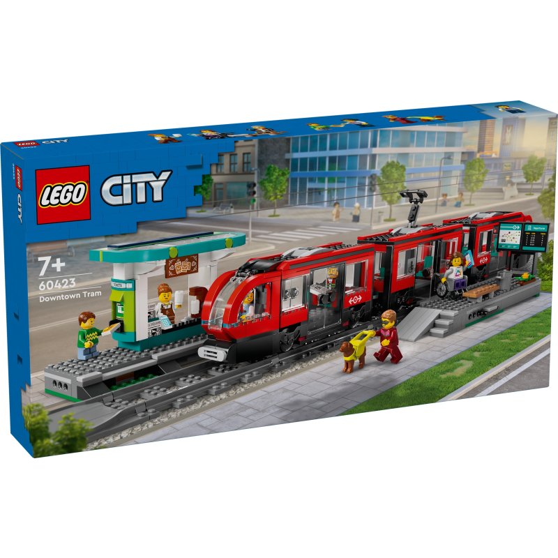 lego city 60423 strassenbahn mit haltestelle