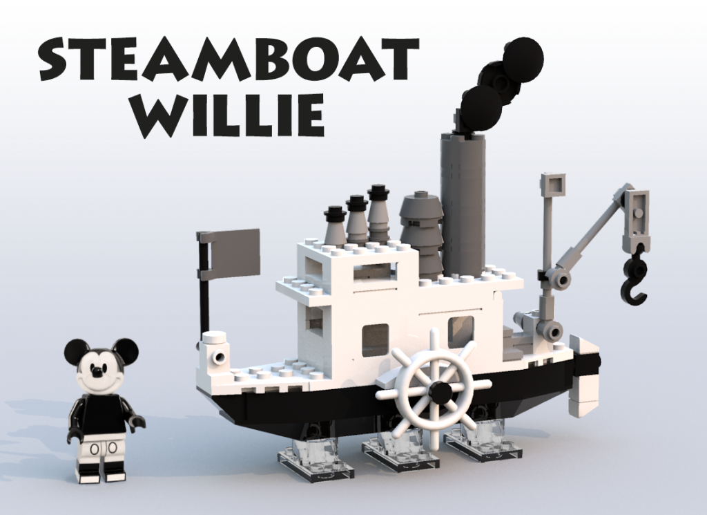 LEGO Ideas Disney Mickey Mouse Steamboat Willie 1024x745