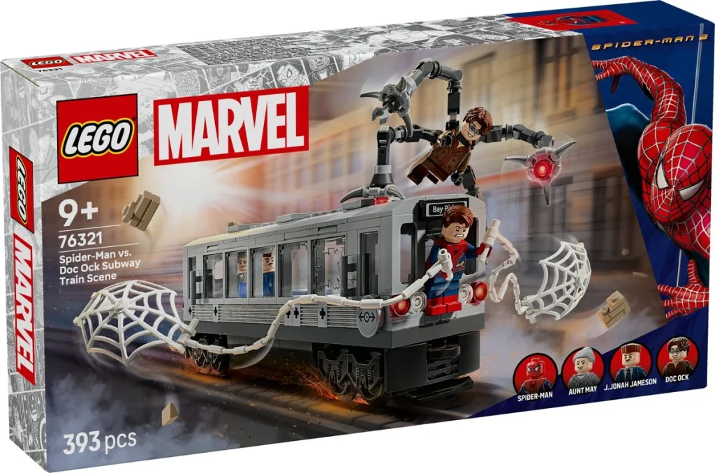 76321 Spider Man vs. Doc Ock Subway Train Scene 1024x678