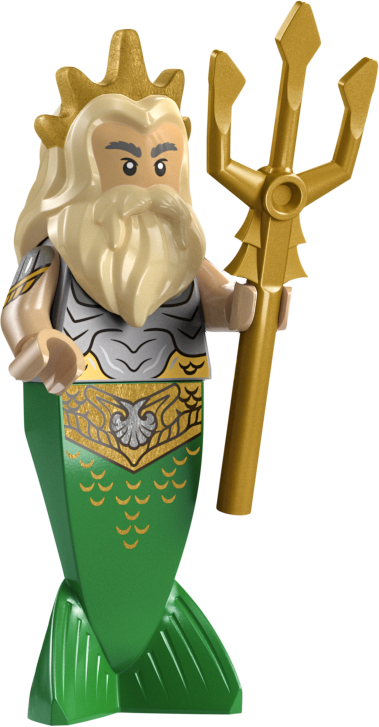 LEGO Disney 43225 Little Mermaid Royal Clamshell King Minifigure