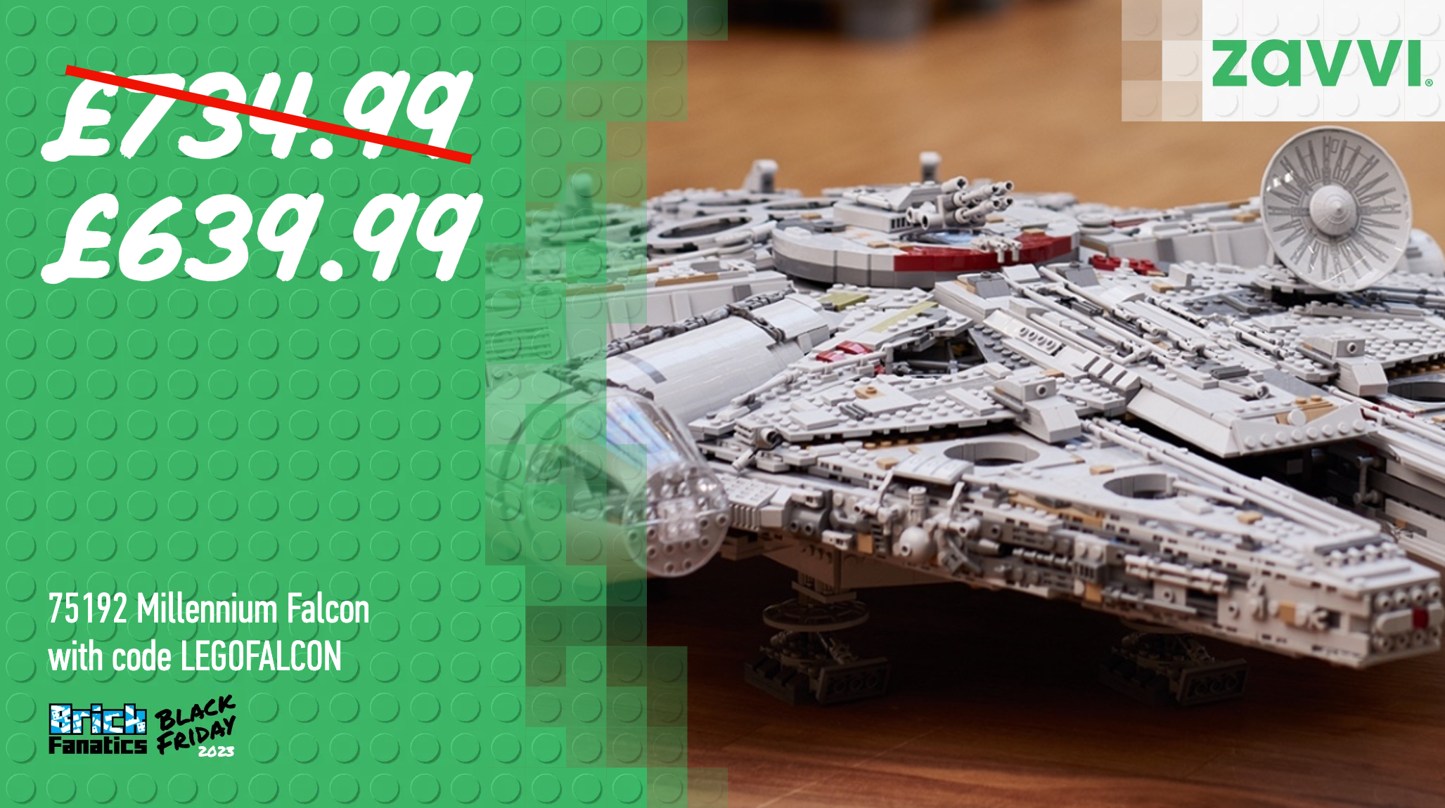 Huge discount on LEGO Star Wars UCS Millennium Falcon right now