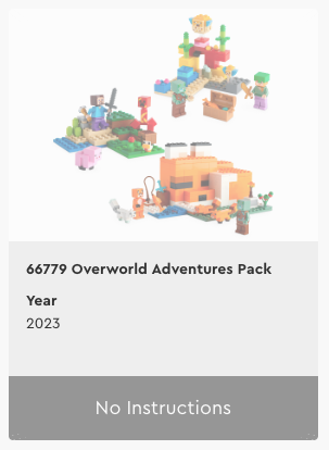 LEGO Minecraft 66779 Overworld Adventure gift set
