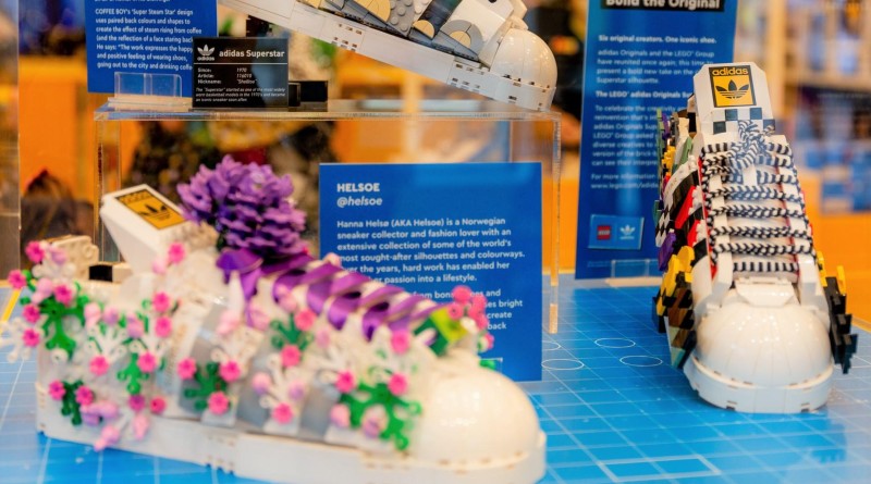 Custom LEGO 10282 Adidas Originals Superstar now on display