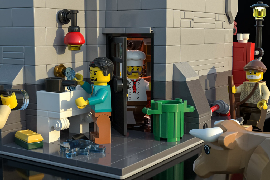 LEGO Ideas Mediterranean Restaurant 7 1024x683