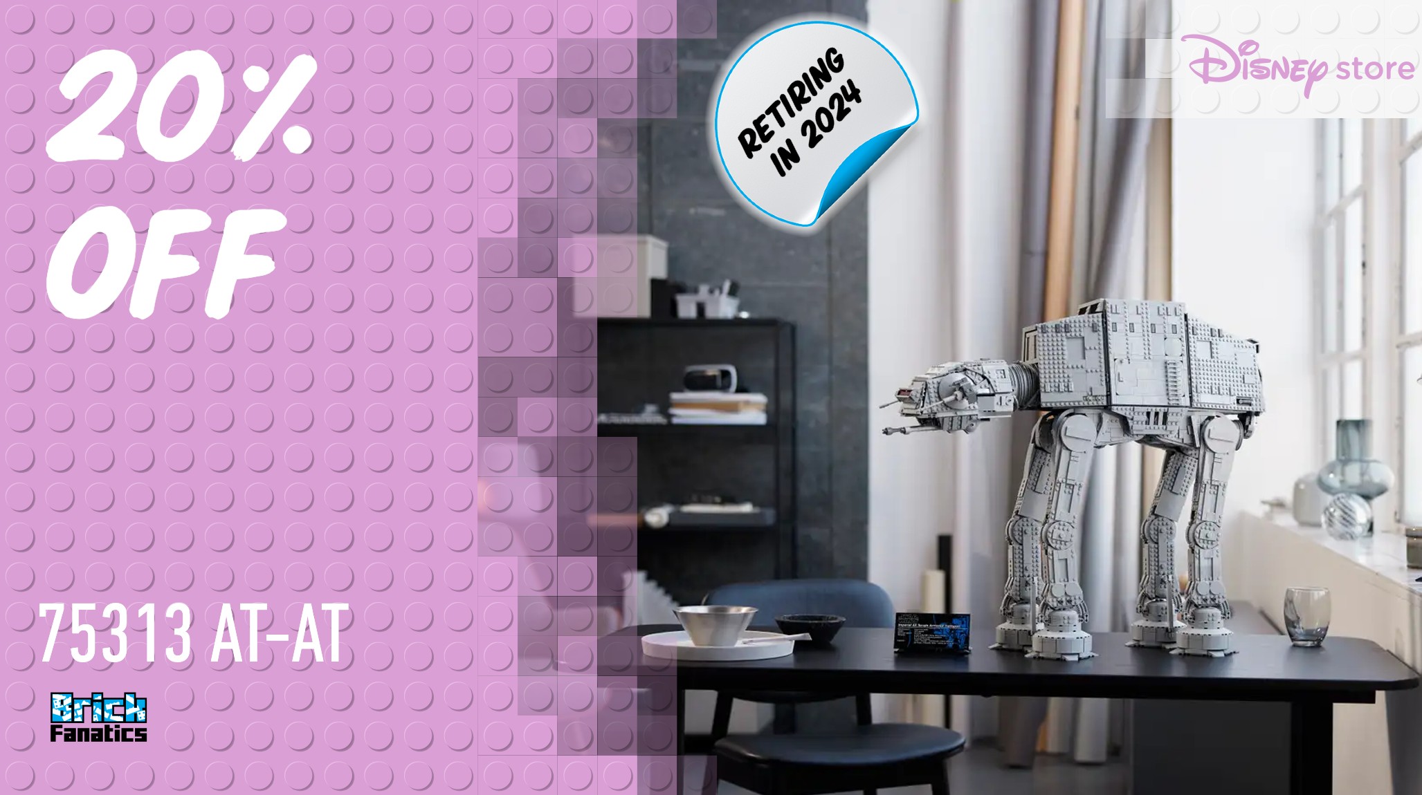 Rare discount on retiring LEGO Star Wars UCS AT-AT at Disney Store