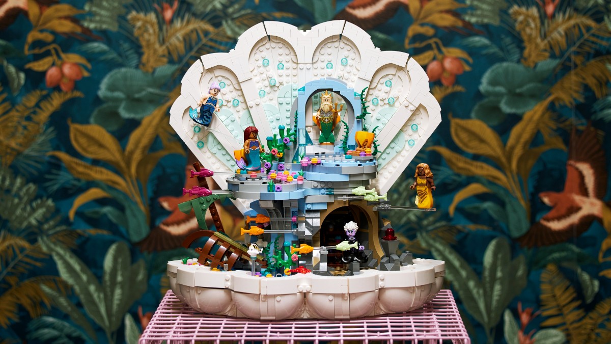 LEGO 43225 The Little Mermaid Royal Clamshell now available for pre-order